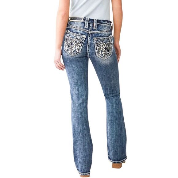 Buckle Rock Revival Kathryn Mid-Rise Boot Stretch Jean 26W30IN - Picture 4 of 5